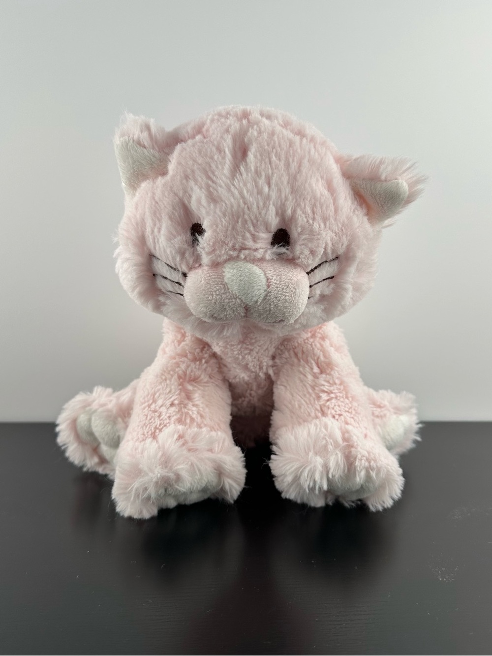 Little Miracles RARE Pink Kitty Cat 10” Soft & Cuddly Plush Stuffed Animal